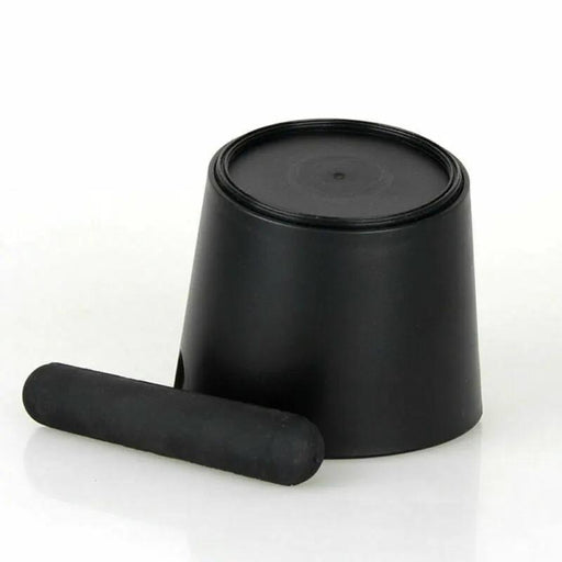 Coffee Knock Box Espresso Grinds Waste Container Tamper Bin Black by salelink.co.nz