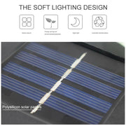 Hanging Wind Chimes Solar Powered LED Light Colour Changing Garden Outdoor Decor by salelink.co.nz