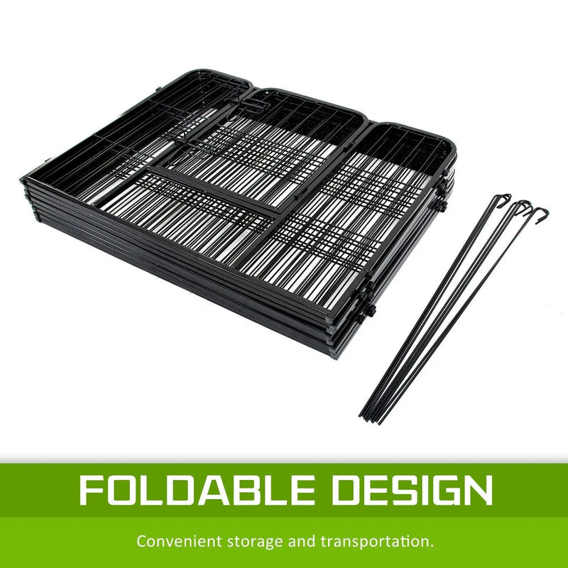 8 Panel Pet Playpen Fold Exercise Cage Fence Enclosure Dog Puppy by salelink.co.nz