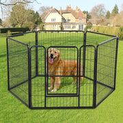 8 Panel Pet Playpen Fold Exercise Cage Fence Enclosure Dog Puppy by salelink.co.nz