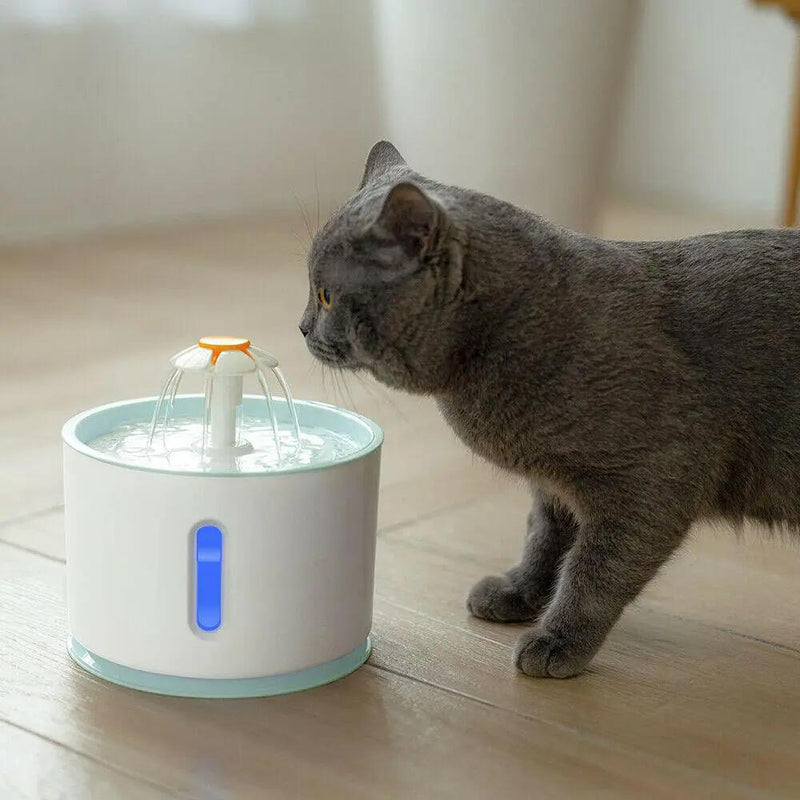 Electric Pet Water Fountain 2.4L by salelink.co.nz