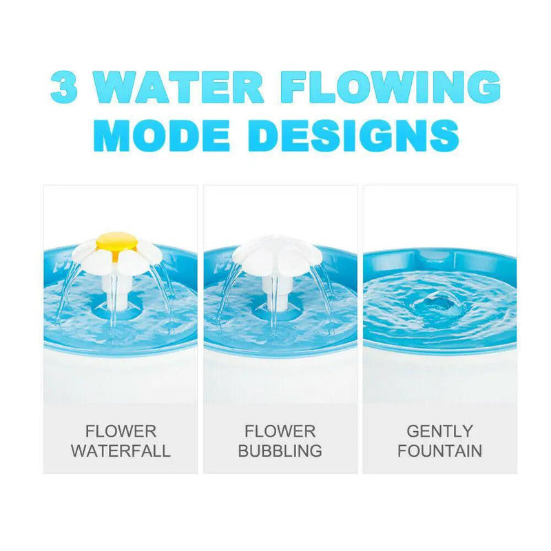 Electric Pet Water Fountain 2.4L by salelink.co.nz