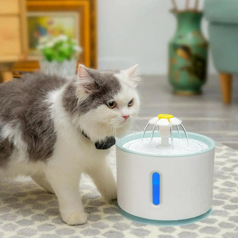 Electric Pet Water Fountain 2.4L by salelink.co.nz