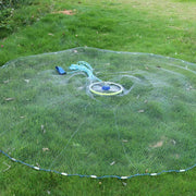 Fishing Net Quick Throw Mono Nylon Mesh Drawstring Chain Bottom Spread by salelink.co.nz