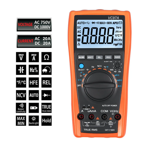 RMS Digital Multimeter Tester by salelink.co.nz
