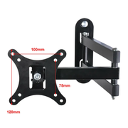TV Wall Mount Bracket LCD LED Monitor 10"-27" TV Holder by salelink.co.nz