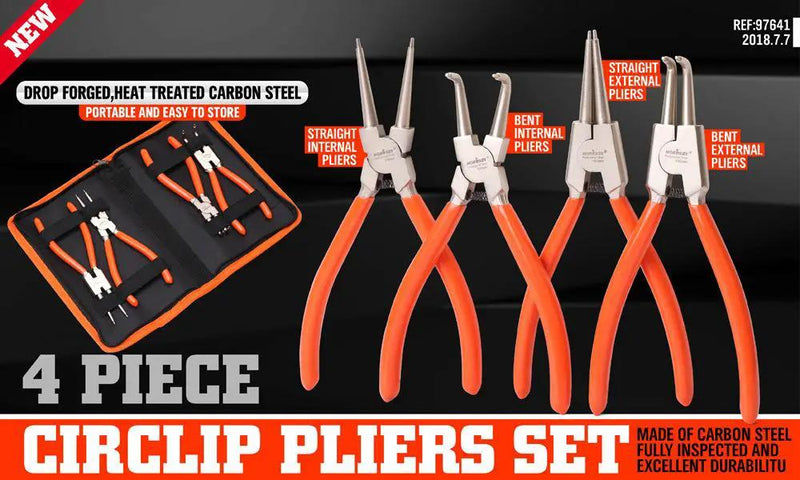 4pcs 7" Circlip Pliers Set by salelink.co.nz