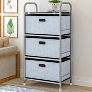 4 Tier Drawer Storage Rack Box Cabinet Organiser Shelf by salelink.co.nz