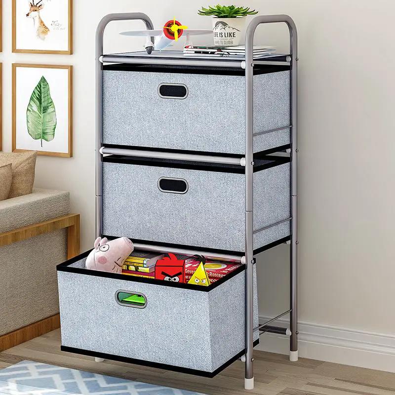 4 Tier Drawer Storage Rack Box Cabinet Organiser Shelf by salelink.co.nz