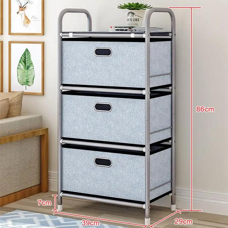 4 Tier Drawer Storage Rack Box Cabinet Organiser Shelf by salelink.co.nz