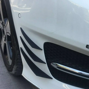 6Pcs Car Front Bumper Lip Splitter Fins Body Spoiler Canards Refit by salelink.co.nz