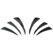 6Pcs Car Front Bumper Lip Splitter Fins Body Spoiler Canards Refit by salelink.co.nz