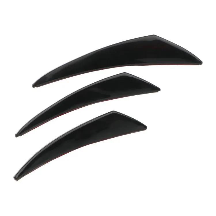 6Pcs Car Front Bumper Lip Splitter Fins Body Spoiler Canards Refit by salelink.co.nz