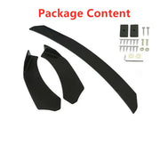 Universal Gloss Black Car Front Bumper Protector Lip Kit by salelink.co.nz