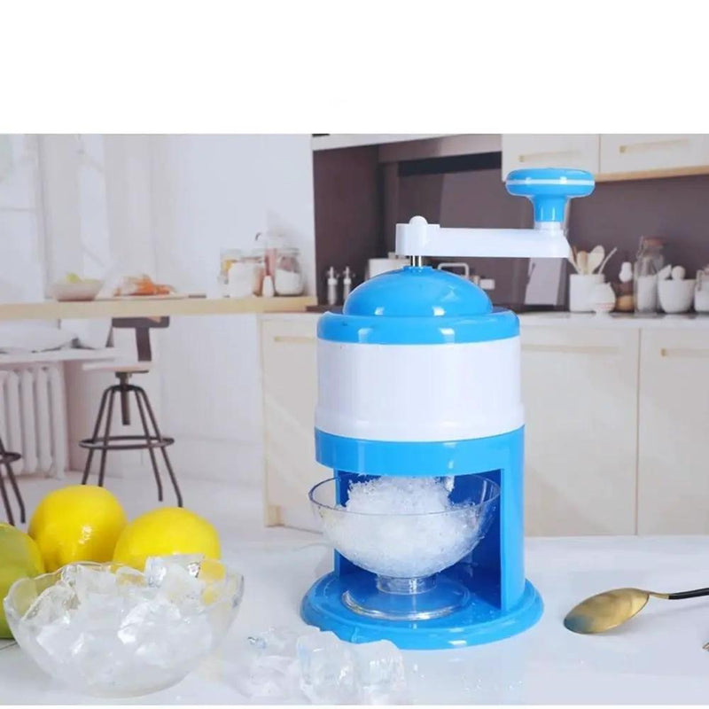 Manual Ice Shaver Machine Hand Crank Premium Ice Crusher Snow Cone Maker Tool by salelink.co.nz