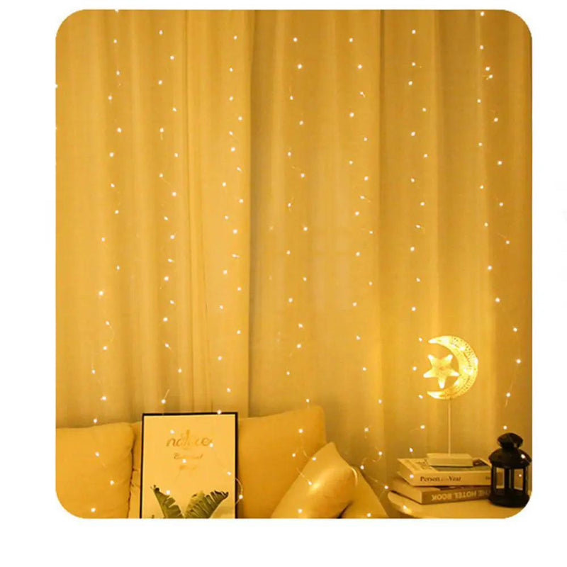 300 LED Curtain String Fairy Light Christmas Light by salelink.co.nz