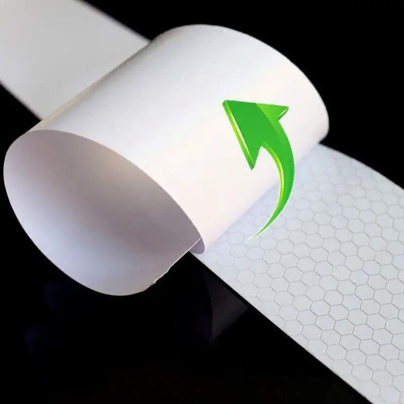 2PCS Self Adhesive High Intensity Safety luminous Vinyl Stickers Reflective Tape by salelink.co.nz