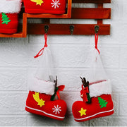 2pcs Christmas Decorations Children Gifts Candy Boots Gift Box by salelink.co.nz