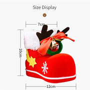 2pcs Christmas Decorations Children Gifts Candy Boots Gift Box by salelink.co.nz