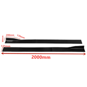 2M Side Skirt Body Kit Rocker Panel Extension Universal by salelink.co.nz