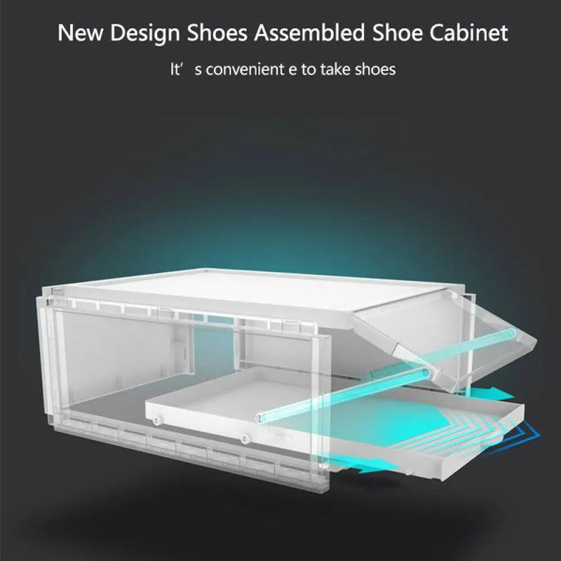 3X Push-pull Shoes Box Rack Foldable Shoe Organizer by salelink.co.nz