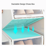 3X Push-pull Shoes Box Rack Foldable Shoe Organizer by salelink.co.nz