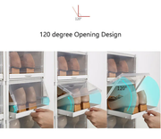 3X Push-pull Shoes Box Rack Foldable Shoe Organizer by salelink.co.nz