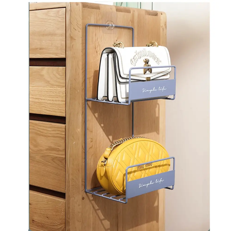 2pcs 2 Layer Handbag Rack Bag Organizer Holder by salelink.co.nz
