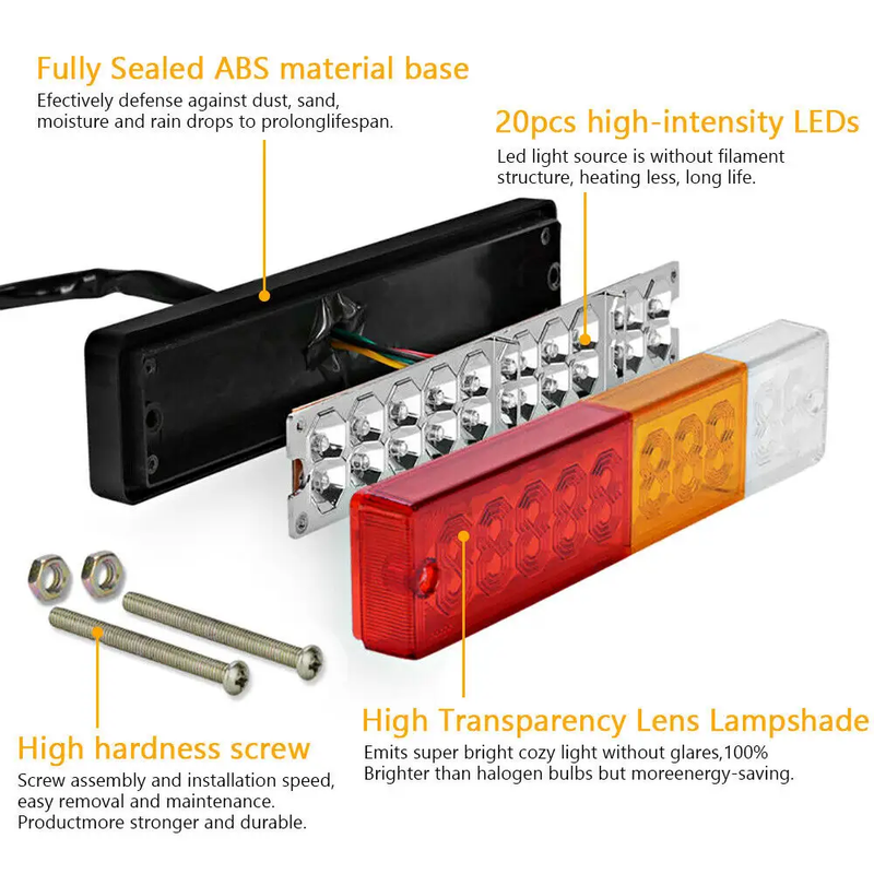 2 x 24V Tail Lights by salelink.co.nz