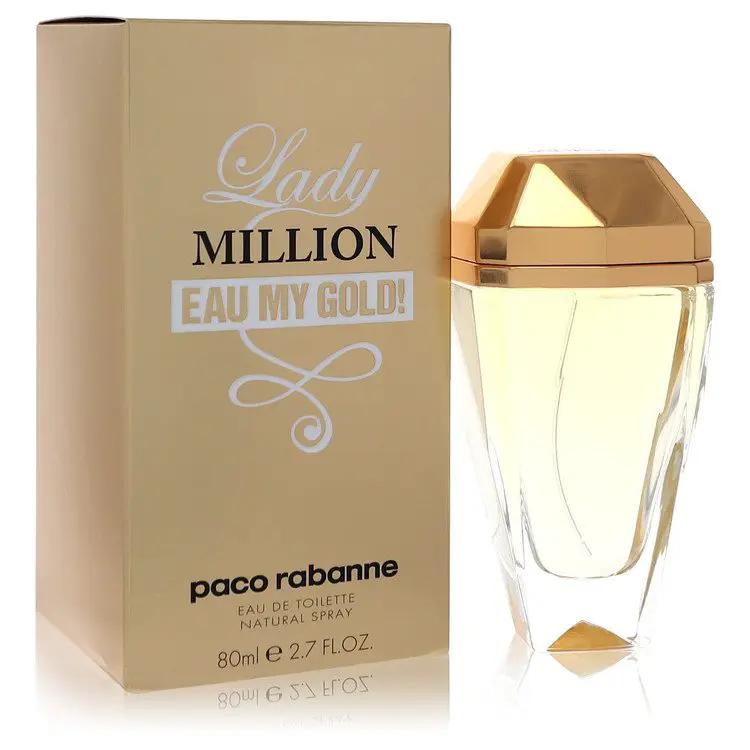 Lady Million Eau My Gold Eau De Toilette Spray by Paco Rabanne 80 ml by Brands HD