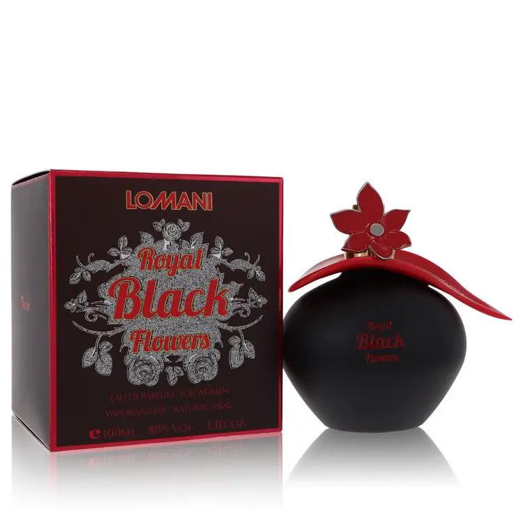 Lomani Royal Black Flowers Eau De Parfum Spray by Lomani 100 ml by Brands HD