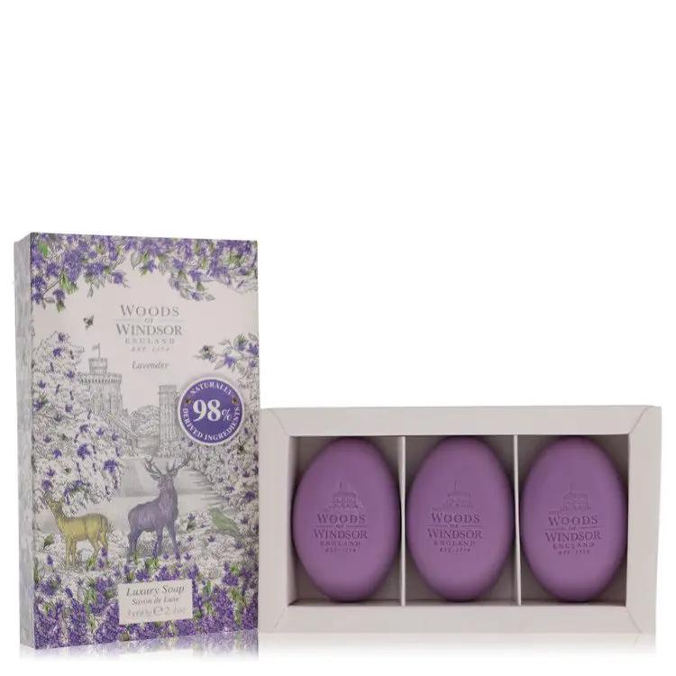 Lavender Fine English Soap by Woods Of Windsor 3 x 62 ml by Brands HD