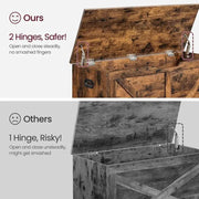 The Shopsite Home-living Vasagle Farmhouse Style Storage Bench Vasagle Farmhouse Style Storage Bench