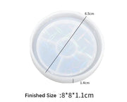Holographics Coaster Moulds - Round/Square/Hexagonal by Resin Art NZ