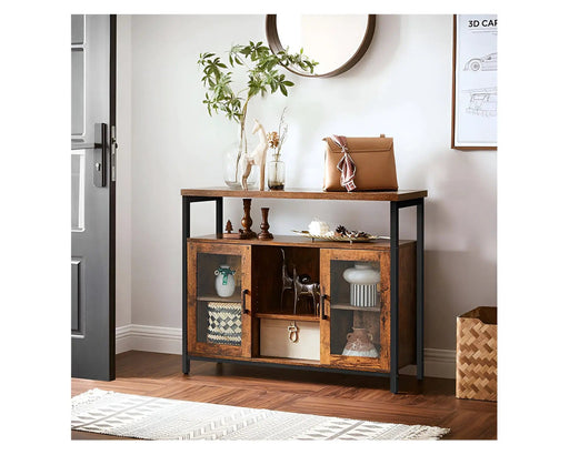 100CM Buffet Cabinet with Glass Doors by The Shopsite