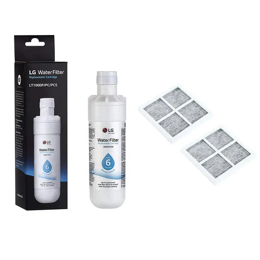 LG LT1000P Water & Air Filter Pack - Complete Fridge Care - ADQ74793501 by Filtration Station NZ