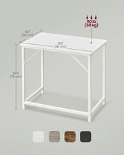 Modern Small Office Desk Workstation Study Table by The Shopsite