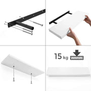 The Shopsite HOME-LIVING Wall Shelf Wall Shelves Floating Display Shelf Wall Shelf Wall Shelves Floating Display Shelf