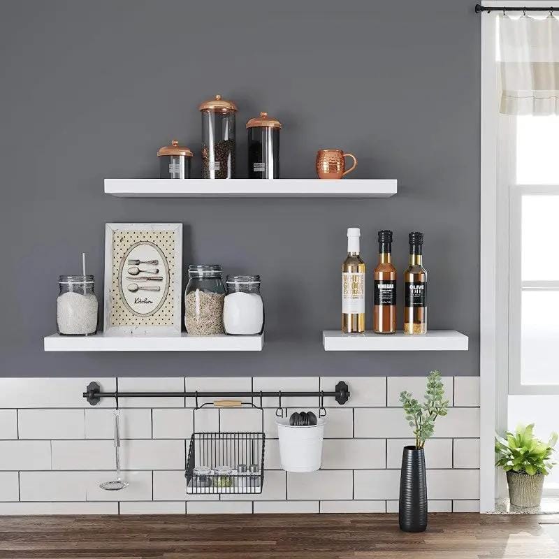 The Shopsite HOME-LIVING Wall Shelf Wall Shelves Floating Display Shelf Wall Shelf Wall Shelves Floating Display Shelf