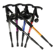 Outdoor Folding Ultra-Light Trekking Poles - 4-Section Aluminum Alloy Hiking Poles 500g | Compact & Portable by Mead's Supply & Equipment Outfitters limited