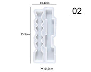 Candle Casting Mould with Resin, Cement, Candle - 01 by Resin Art NZ