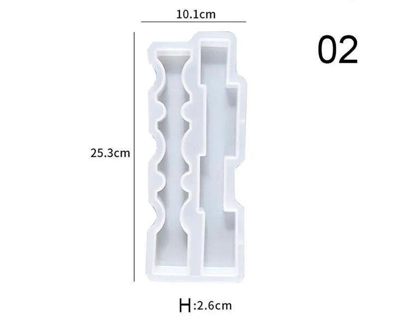 Candle Casting Mould with Resin, Cement, Candle - 01 by Resin Art NZ