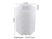 Candle Casting Mould with Resin, Cement, Candle - 04 by Resin Art NZ