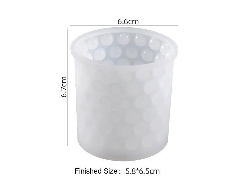 Candle Casting Mould with Resin, Cement, Candle - 04 by Resin Art NZ