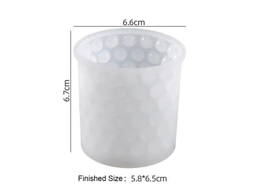 Candle Casting Mould with Resin, Cement, Candle - 04 by Resin Art NZ