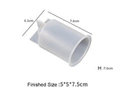 Candle Casting Mould with Resin, Cement, Candle - 06 by Resin Art NZ