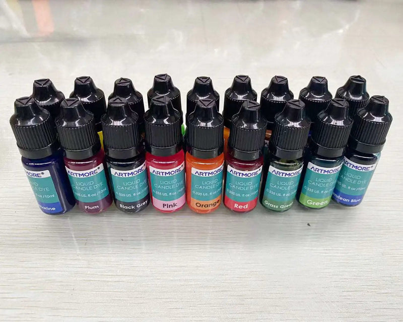 Candle Dye - 30 Colors Wax Melt Dye for Candle Making, Oil-Based Dye for Wax, Highly Concentrate Liquid Candle Color Dye by Resin Art NZ