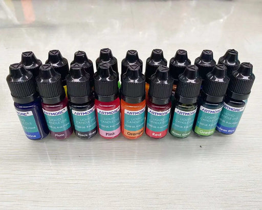 Candle Dye - 30 Colors Wax Melt Dye for Candle Making, Oil-Based Dye for Wax, Highly Concentrate Liquid Candle Color Dye by Resin Art NZ