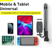 g8buynz Long Arm Adjustable Lazy Phone Holder Clip Foldable Desk Tablet Mount Holder Long Arm Adjustable Lazy Phone Holder Clip Foldable Desk Tablet Mount Holder