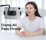g8buynz Long Arm Adjustable Lazy Phone Holder Clip Foldable Desk Tablet Mount Holder Long Arm Adjustable Lazy Phone Holder Clip Foldable Desk Tablet Mount Holder